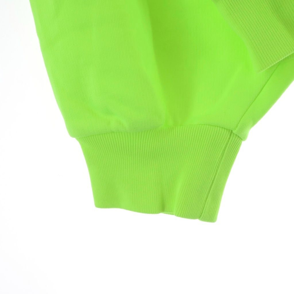 Balenciaga Back Flip Round Zip Up Hoodie Logo Yellow — view 5