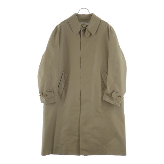 Versace Comme Des Garcons Back Wild Baroque Scarf Long Coat Beige