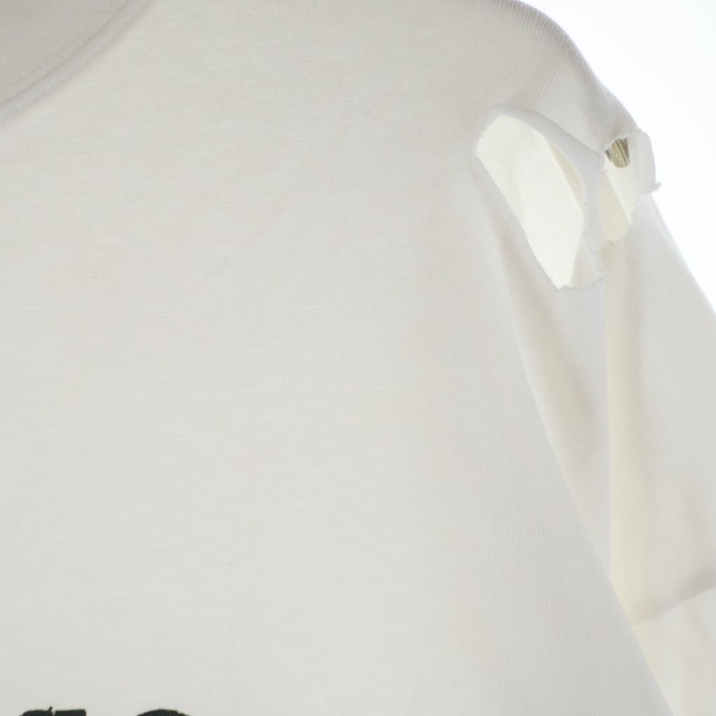 Balenciaga Destroyed Logo Print T-Shirt Oversize Distressed — view 4