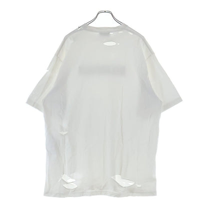 Balenciaga Destroyed Logo Print T-Shirt Oversize Distressed — view 2