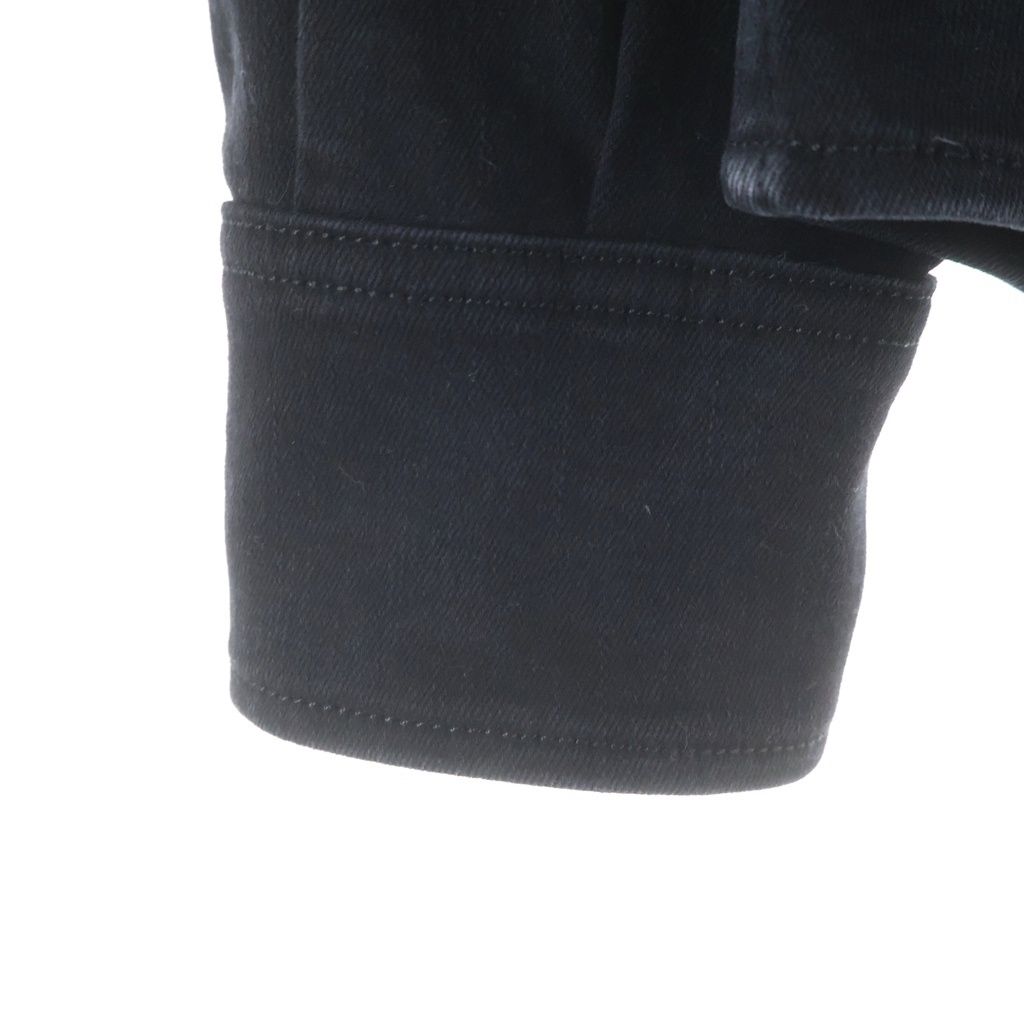 Dolce & Gabbana Back Print Button Up Denim Shirt Black — view 5