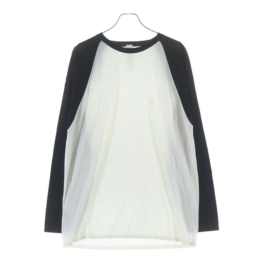 Chrome Hearts CH Logo Embroidery Sleeve Cemetery Cross Patch Raglan Long