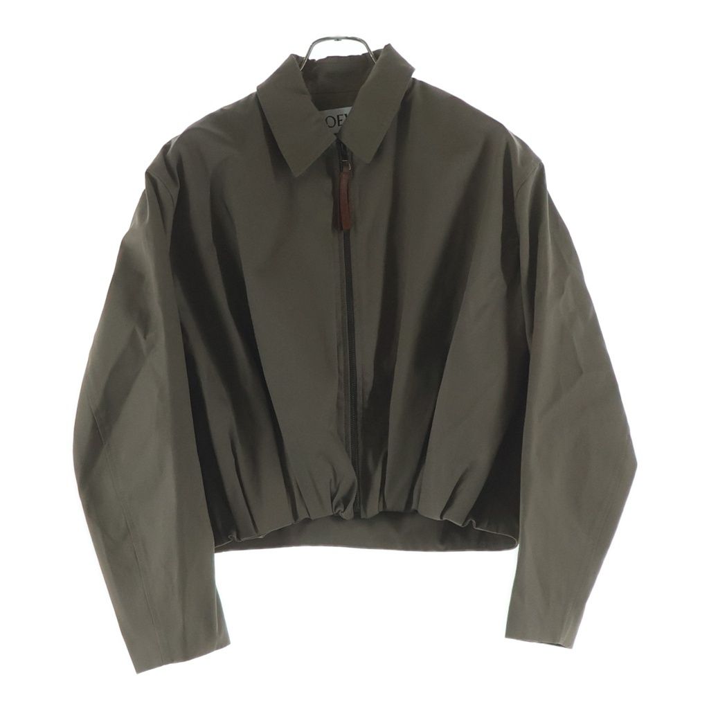 Loewe Draped Jacket Zip Up Khaki