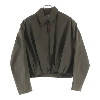 Loewe Draped Jacket Zip Up Khaki