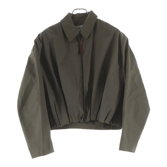 Loewe Draped Jacket Zip Up Khaki
