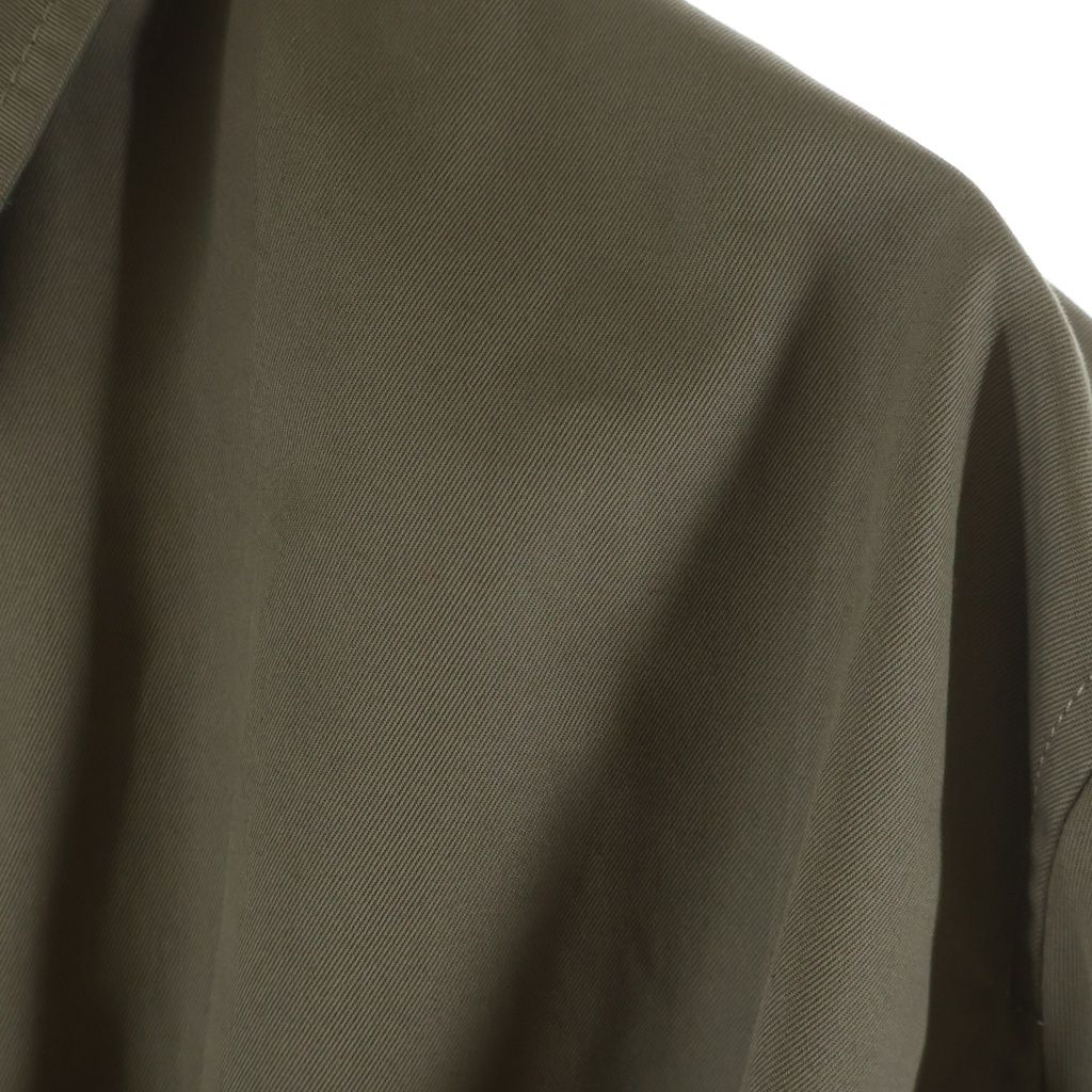 Loewe Draped Jacket Zip Up Khaki — view 5