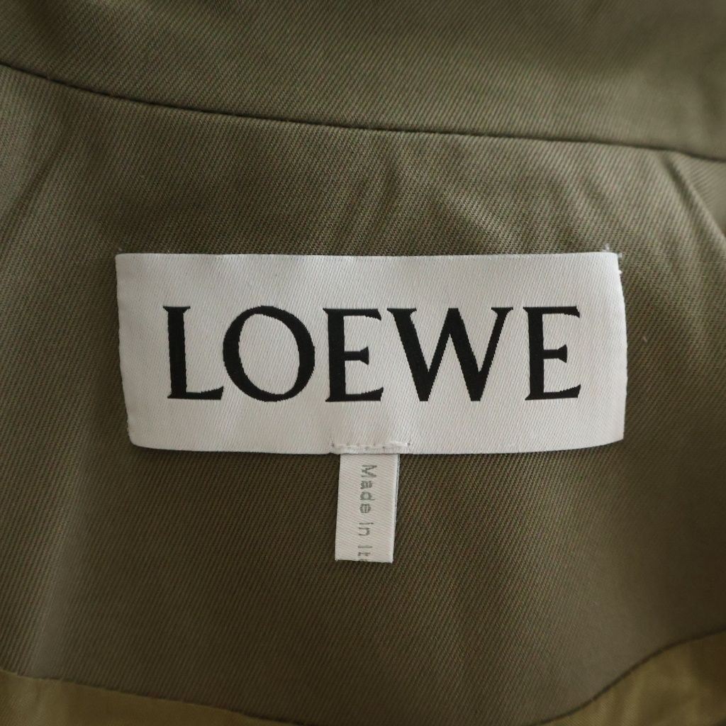 Loewe Draped Jacket Zip Up Khaki — view 7