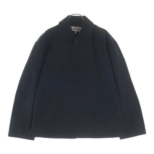 Loewe Draped Jacket Zip Up Black