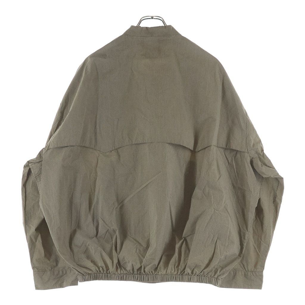 Miu Miu Plaid Front Logo Button Jacket Beige — view 2