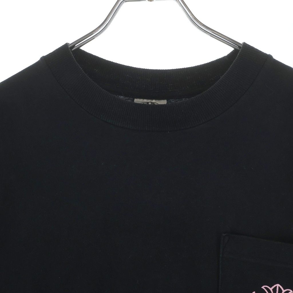 Chrome Hearts CH T-shrt 1 CH Frame Cross Print Short Sleeve T-Shirt Pink Black — view 3