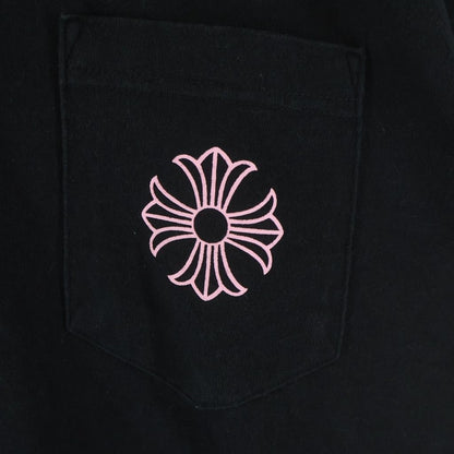 Chrome Hearts CH T-shrt 1 CH Frame Cross Print Short Sleeve T-Shirt Pink Black — view 5