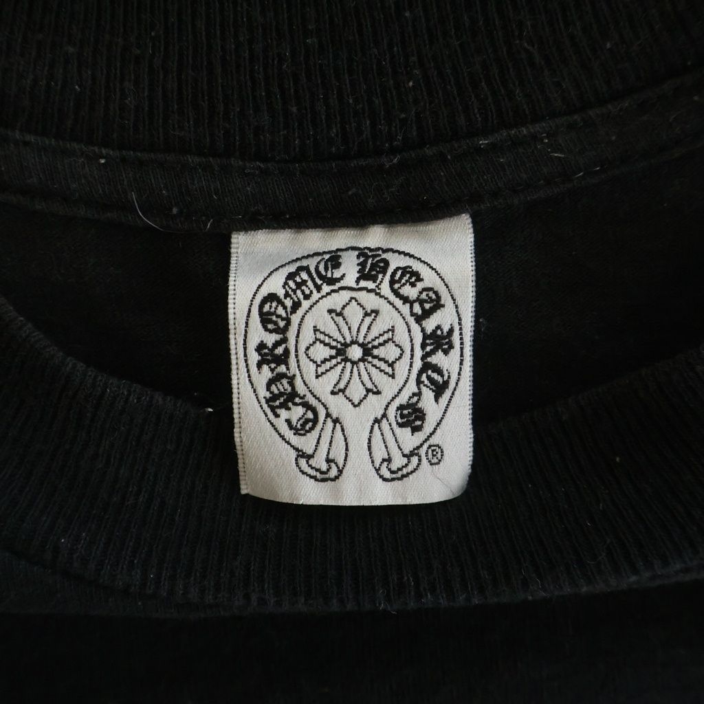 Chrome Hearts CH T-shrt 1 CH Frame Cross Print Short Sleeve T-Shirt Pink Black — view 7