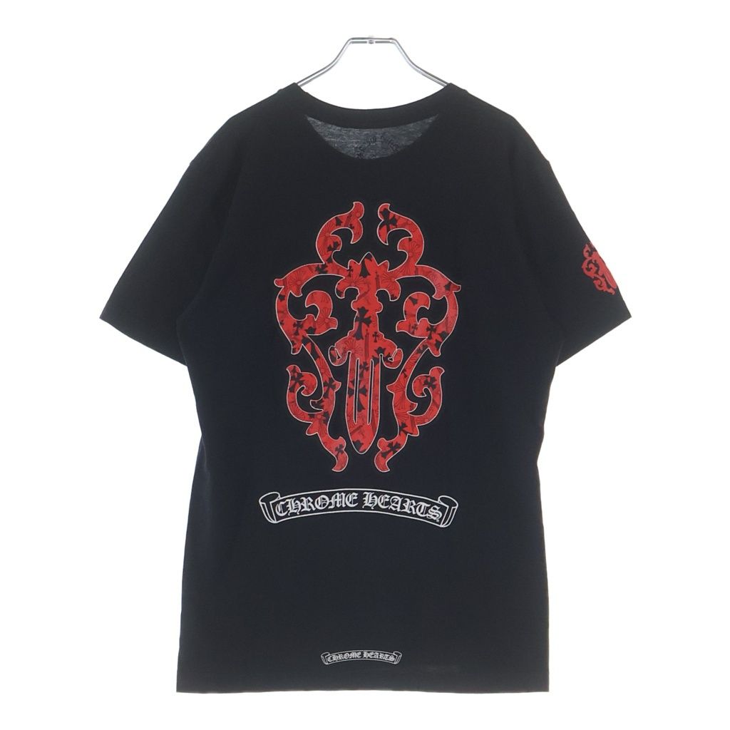 Chrome Hearts Vine Dgr S Tee Daga Pocket Short Sleeve T-Shirt Black — view 2