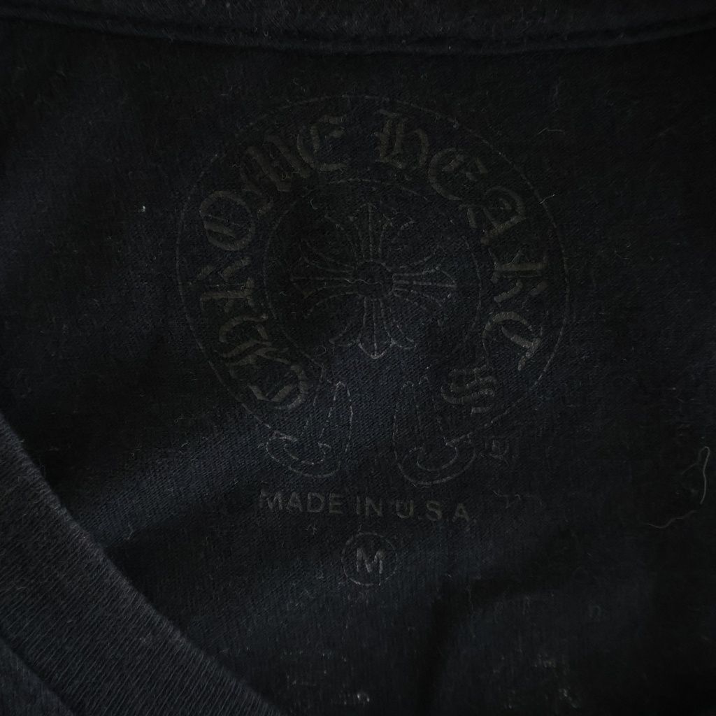 Chrome Hearts Vine Dgr S Tee Daga Pocket Short Sleeve T-Shirt Black — view 7
