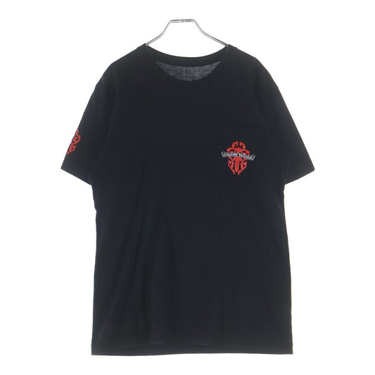 Chrome Hearts Vine Dgr S Tee Daga Pocket Short Sleeve T-Shirt Black