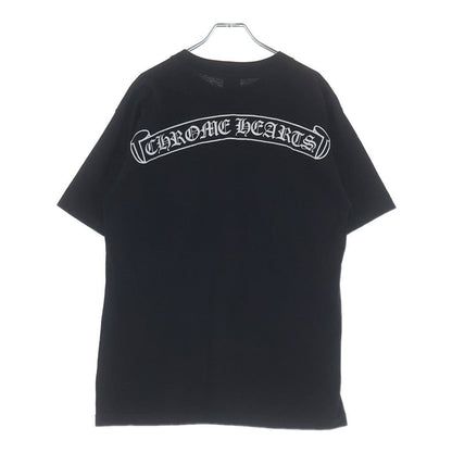 Chrome Hearts Scroll Label T-Shirt Print Crew Neck Pocket Short Sleeve Black — view 2
