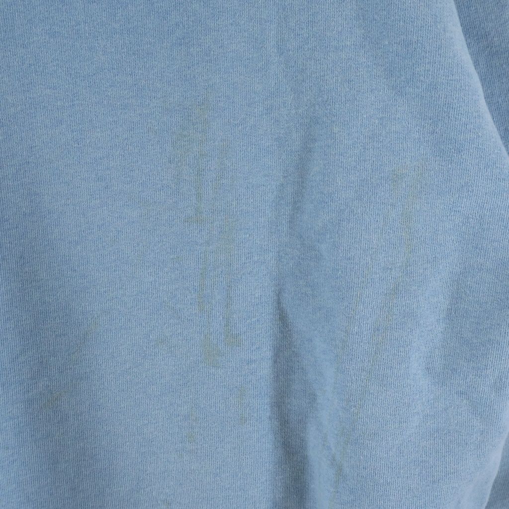 Balenciaga BB Logo Print Pullover Hoodie Blue — view 5