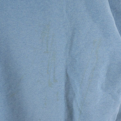 Balenciaga BB Logo Print Pullover Hoodie Blue — view 5
