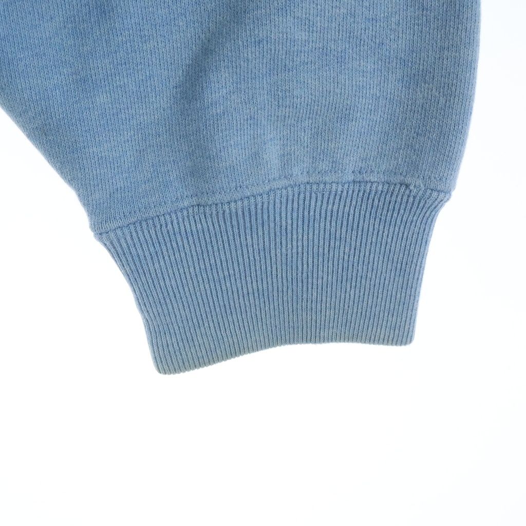 Balenciaga BB Logo Print Pullover Hoodie Blue — view 4