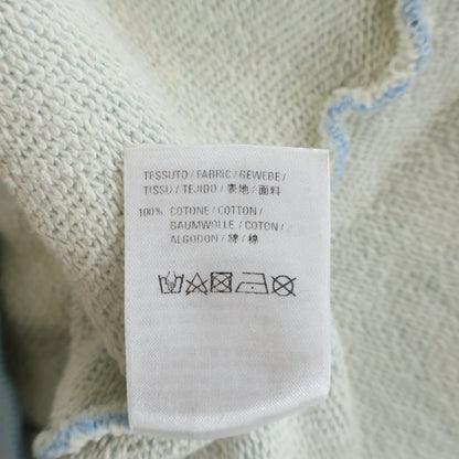 Balenciaga BB Logo Print Pullover Hoodie Blue — view 7