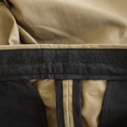Chrome Hearts Chinos Leather Switch Button Fly Chinowork Pants Beige — view 7