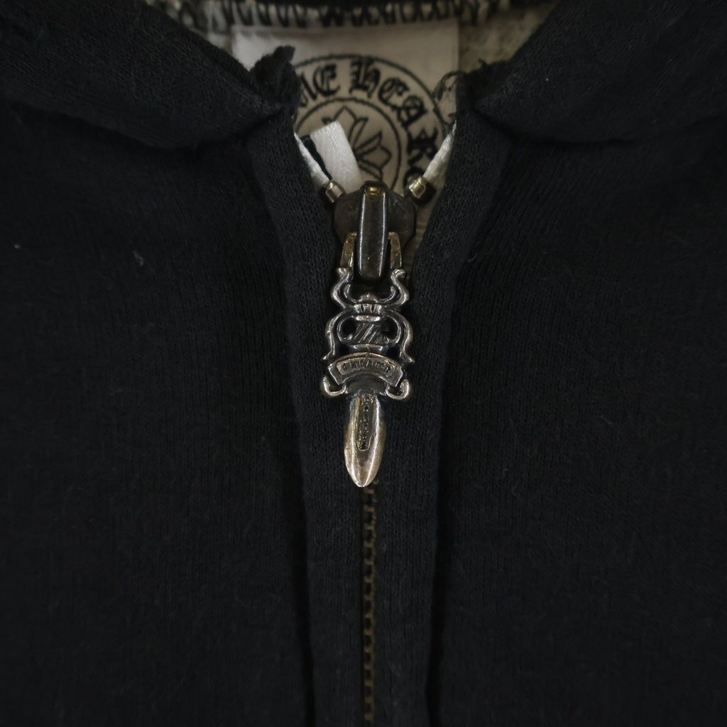 Chrome Hearts Vintage Sweatshirt HD Zip Scroll Label Print Lining Thermal — view 6