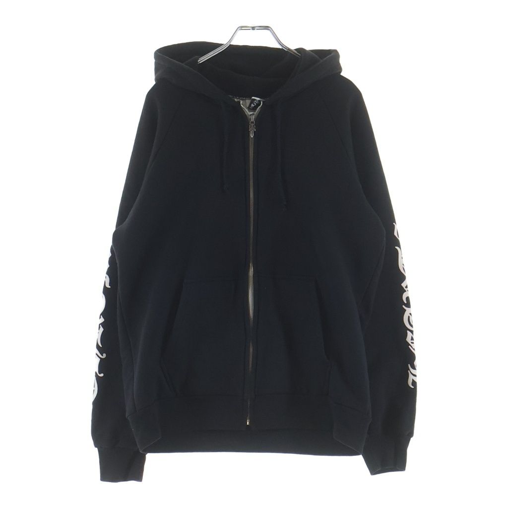 Chrome Hearts Vintage Thrml Sweatshirt HD Zip Lining Thermal Arm Logo Print
