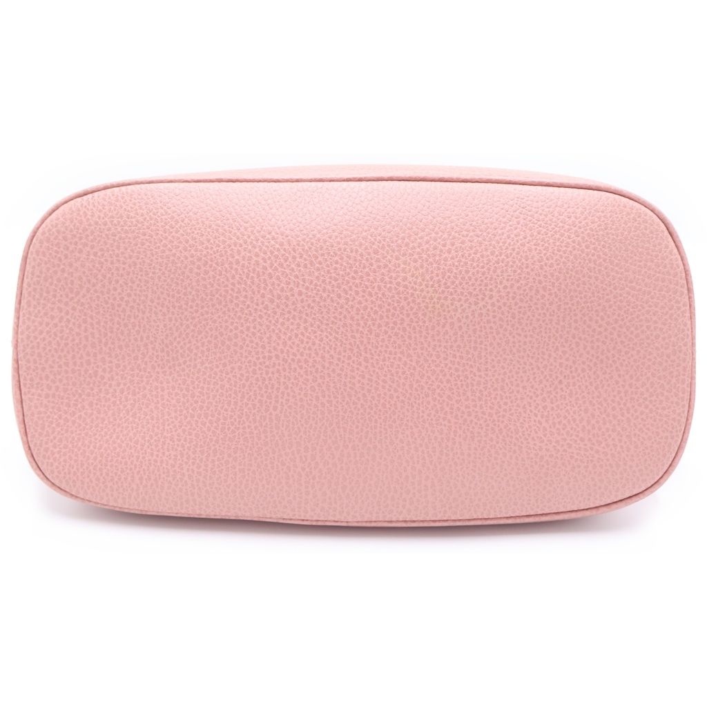 Gucci Interlocking 2-Way Shoulder Handbag Pink Leather Gold — view 4