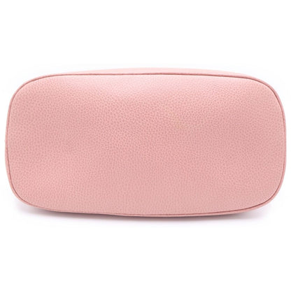 Gucci Interlocking 2-Way Shoulder Handbag Pink Leather Gold — view 4