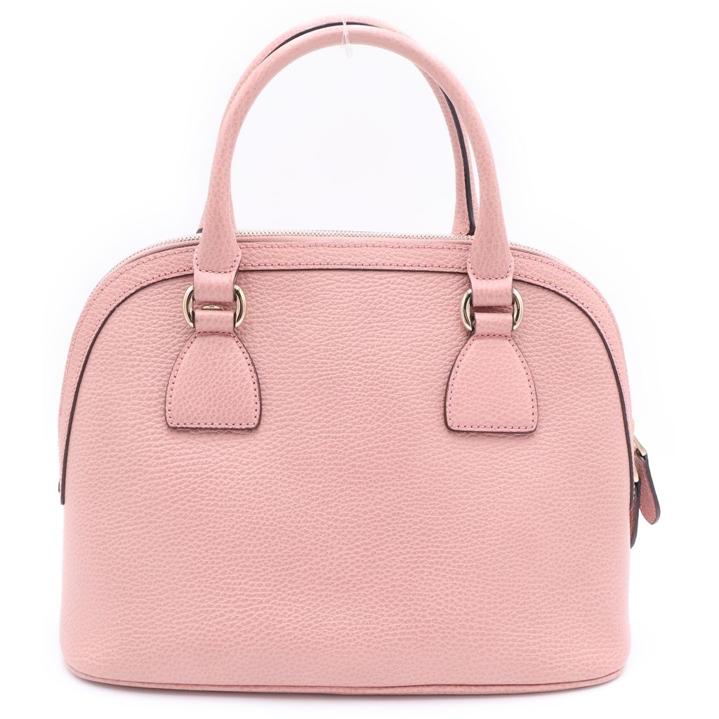 Gucci Interlocking 2-Way Shoulder Handbag Pink Leather Gold — view 2
