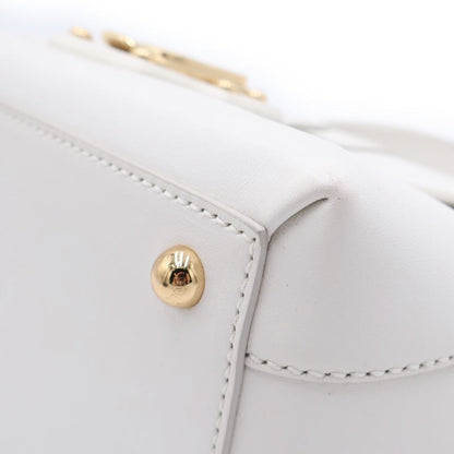 Dolce & Gabbana Lucia 2-Way Shoulder Bag White Leather Gold — view 6