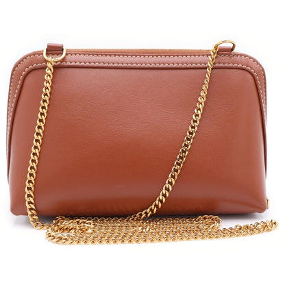 Celine Cuill Triangle Off Chain Clutch Back Mini Shoulder Bag Pochette Pouch — view 2