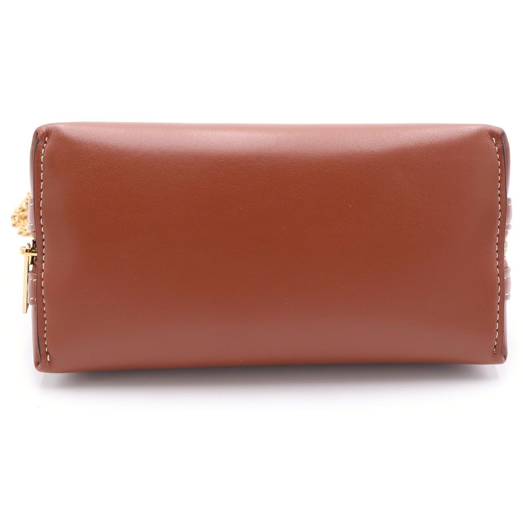 Celine Cuill Triangle Off Chain Clutch Back Mini Shoulder Bag Pochette Pouch — view 4