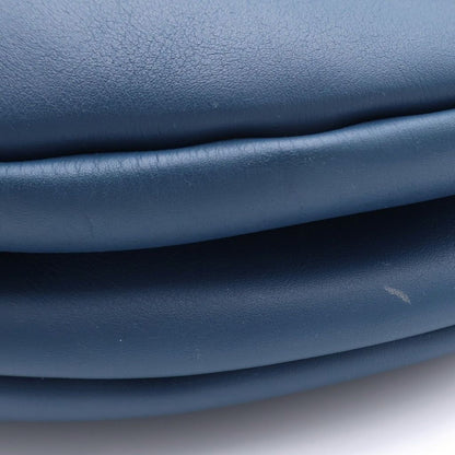 Loewe Fortune Hobo 2-Way Tote Shoulder Bag Blue Leather Silver — view 6