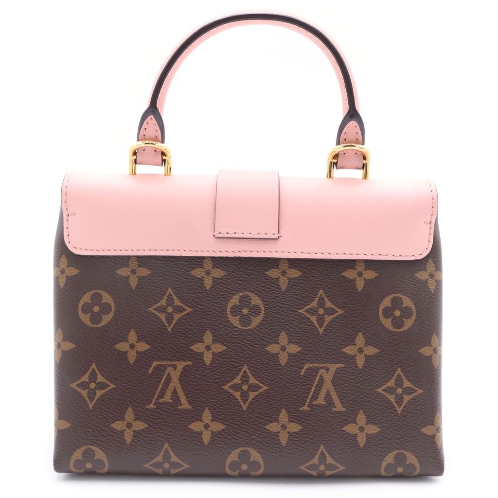 Louis Vuitton Monogram Locky BB Rose Poodle 2-Way Shoulder Bag Brown Pink — view 2