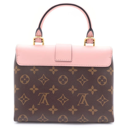 Louis Vuitton Monogram Locky BB Rose Poodle 2-Way Shoulder Bag Brown Pink — view 2