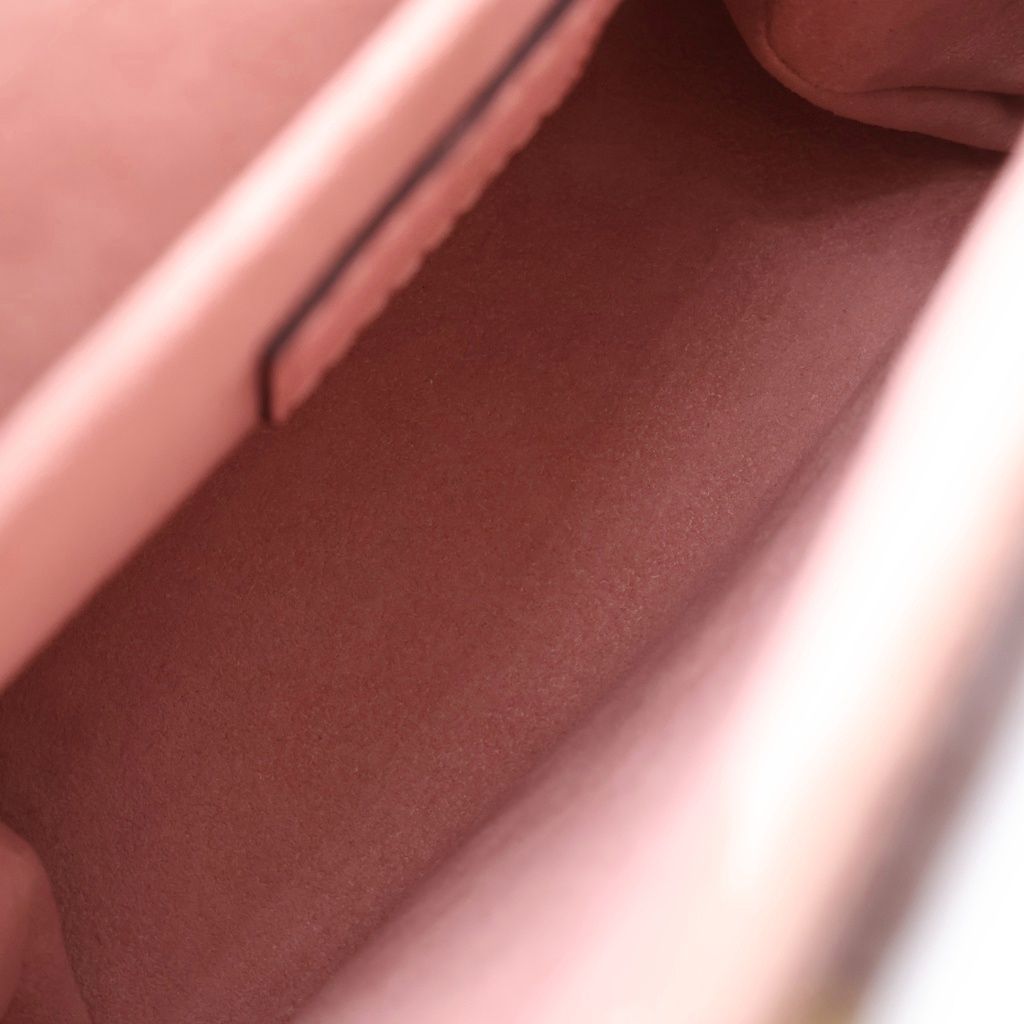 Louis Vuitton Monogram Locky BB Rose Poodle 2-Way Shoulder Bag Brown Pink — view 5