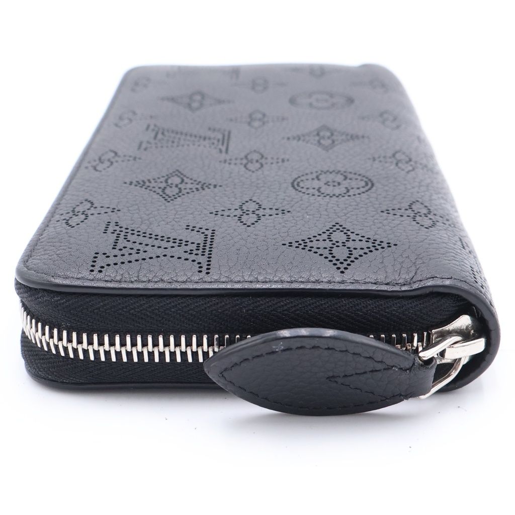 Louis Vuitton Monogram Mahina Leather Zippy Wallet Black — view 3