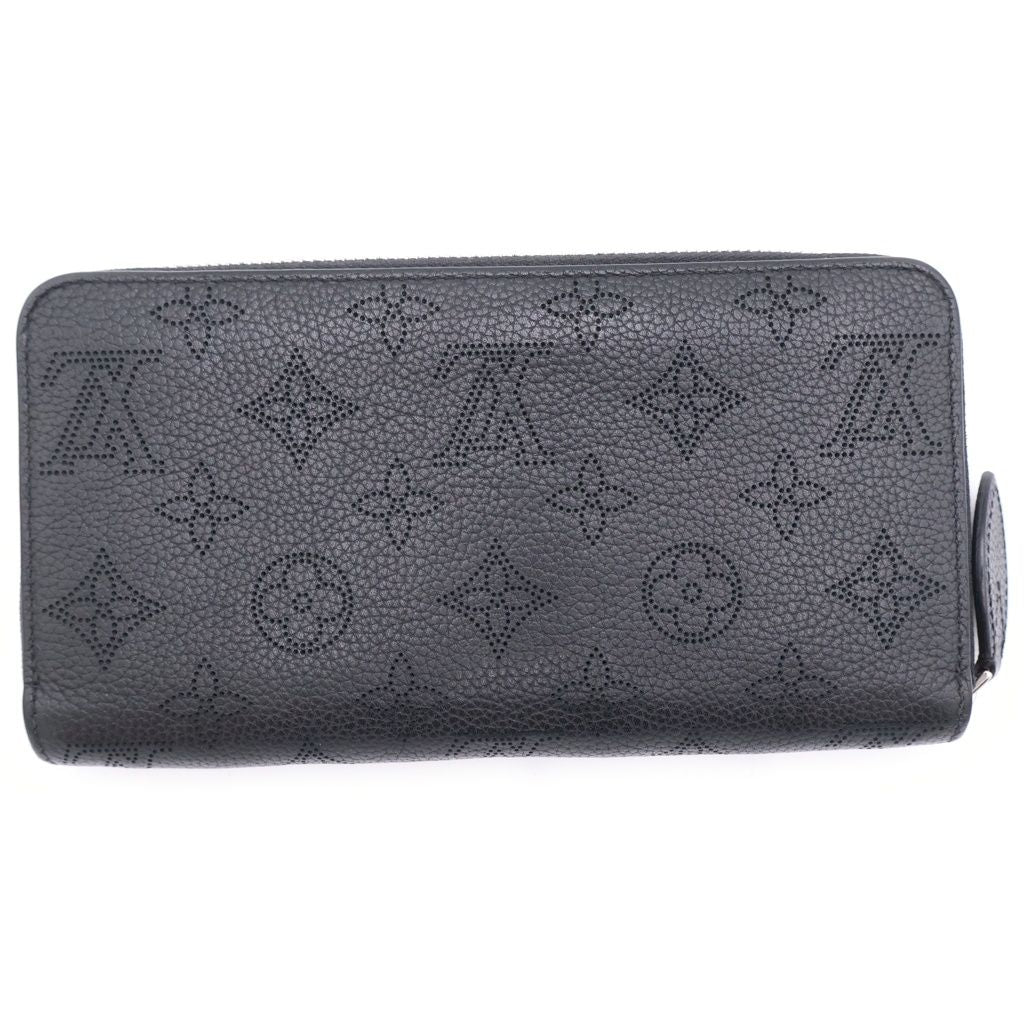 Louis Vuitton Monogram Mahina Leather Zippy Wallet Black — view 2
