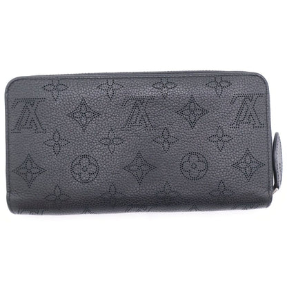 Louis Vuitton Monogram Mahina Leather Zippy Wallet Black — view 2