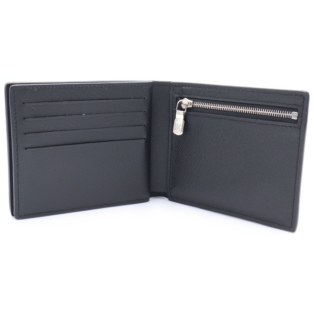 Louis Vuitton Damier Graphite Portefeuille Amerigo Gray Leather Wallet — view 4