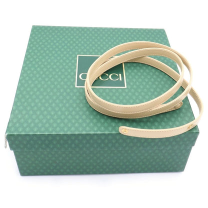 Gucci Bamboo 2-Way Shoulder Bag Beige Leather 000 46 Gold — view 7
