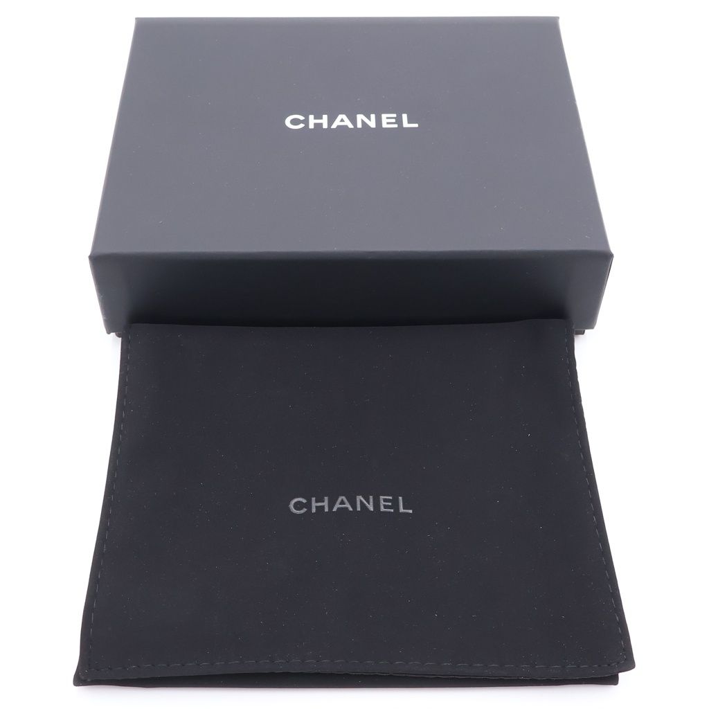 Chanel Quilted Classic Zip Coin Purse Black Caviar Leather Gold — view 6