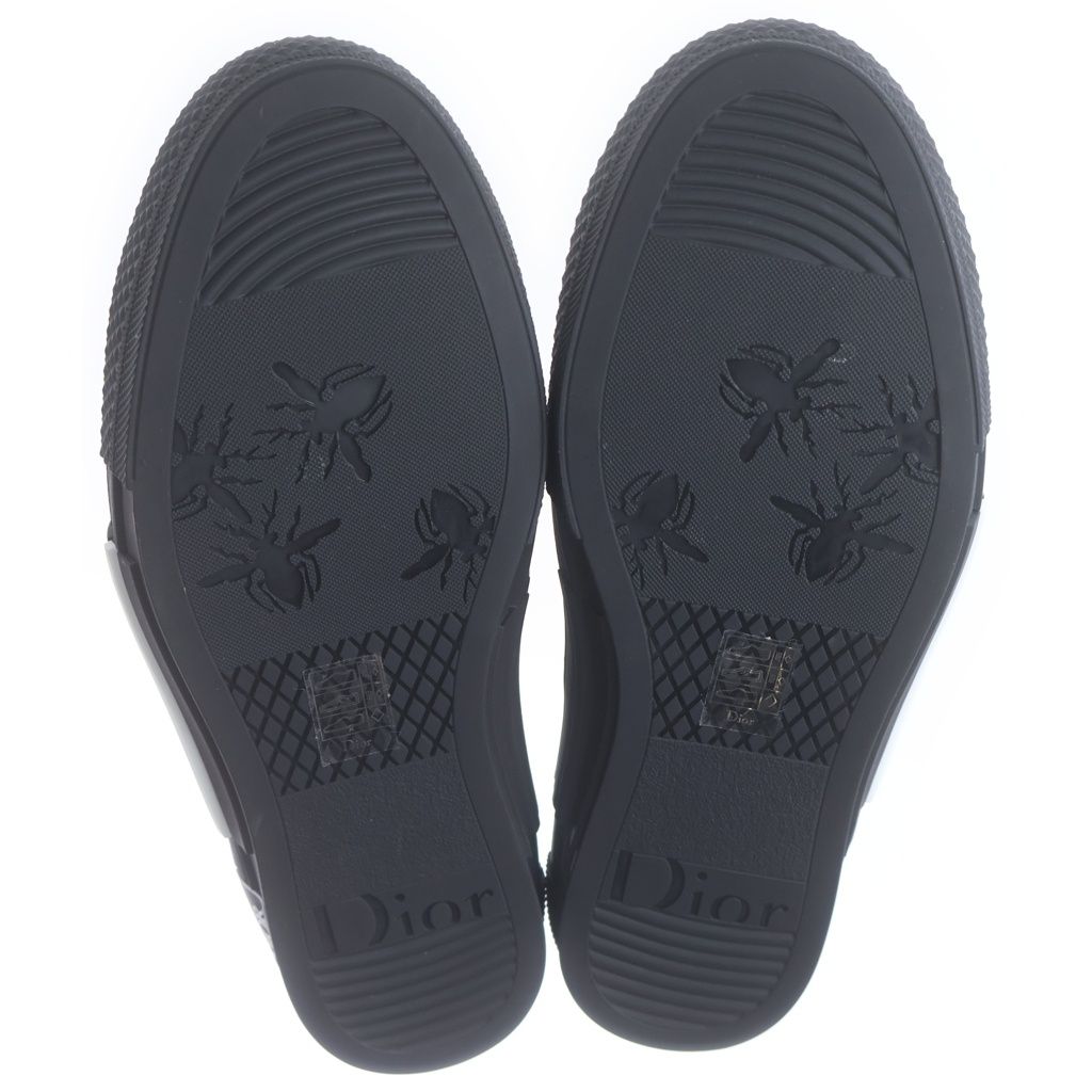 Dior League Oblique Kujagado Canvas High Top Cut Sneakers Black — view 5