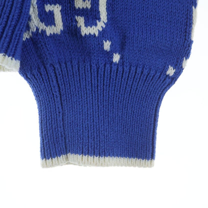 Gucci GG Cotton Knit Sweatshirt All Over Pattern Jacquard Crew Neck Sweater — view 4