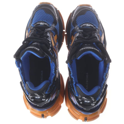 Balenciaga Runner Low Cut Sneakers Blue Orange Black — view 4