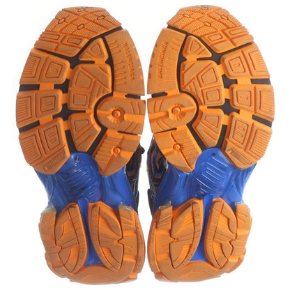 Balenciaga Runner Low Cut Sneakers Blue Orange Black — view 5