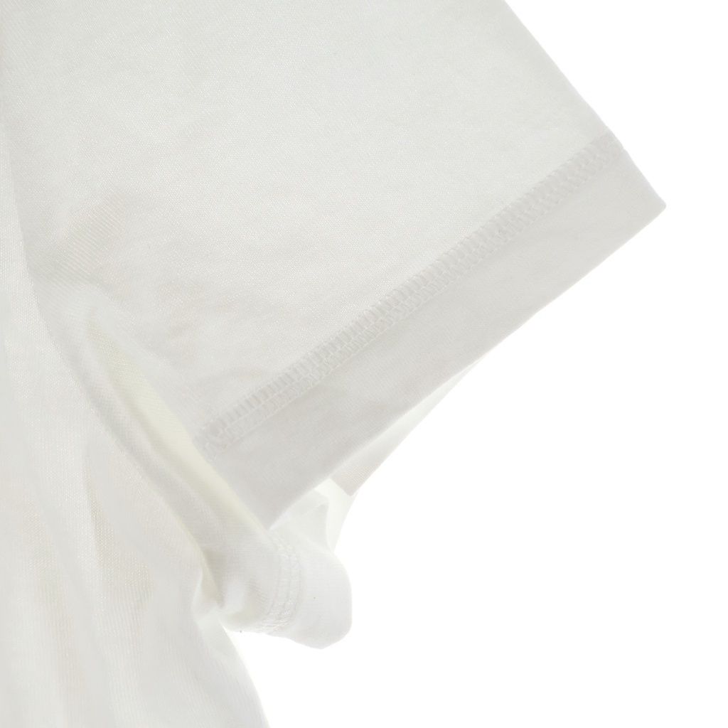 Hermes Logo Short Sleeve T-Shirt White — view 4
