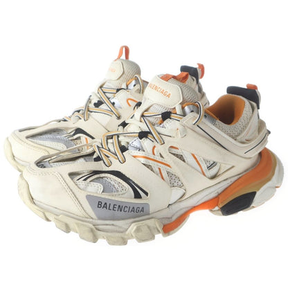 Balenciaga Track Trainers Low Cut Sneakers White Orange — view 2
