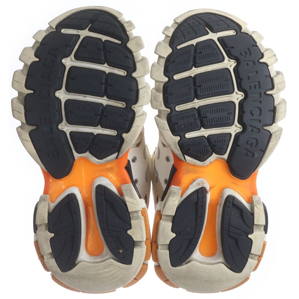 Balenciaga Track Trainers Low Cut Sneakers White Orange — view 5
